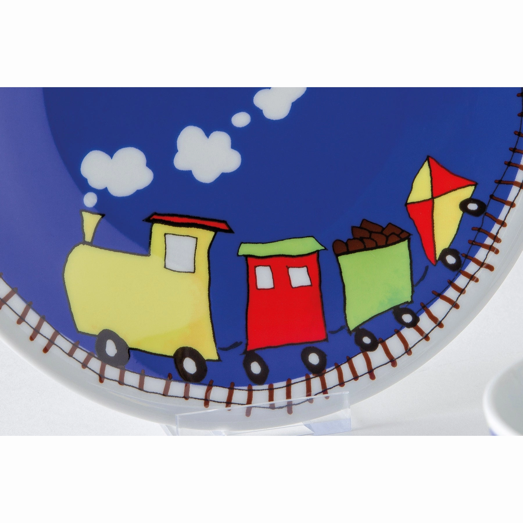 serviciu de masa pentru copii, adventure express, albastru, set 1 persoana