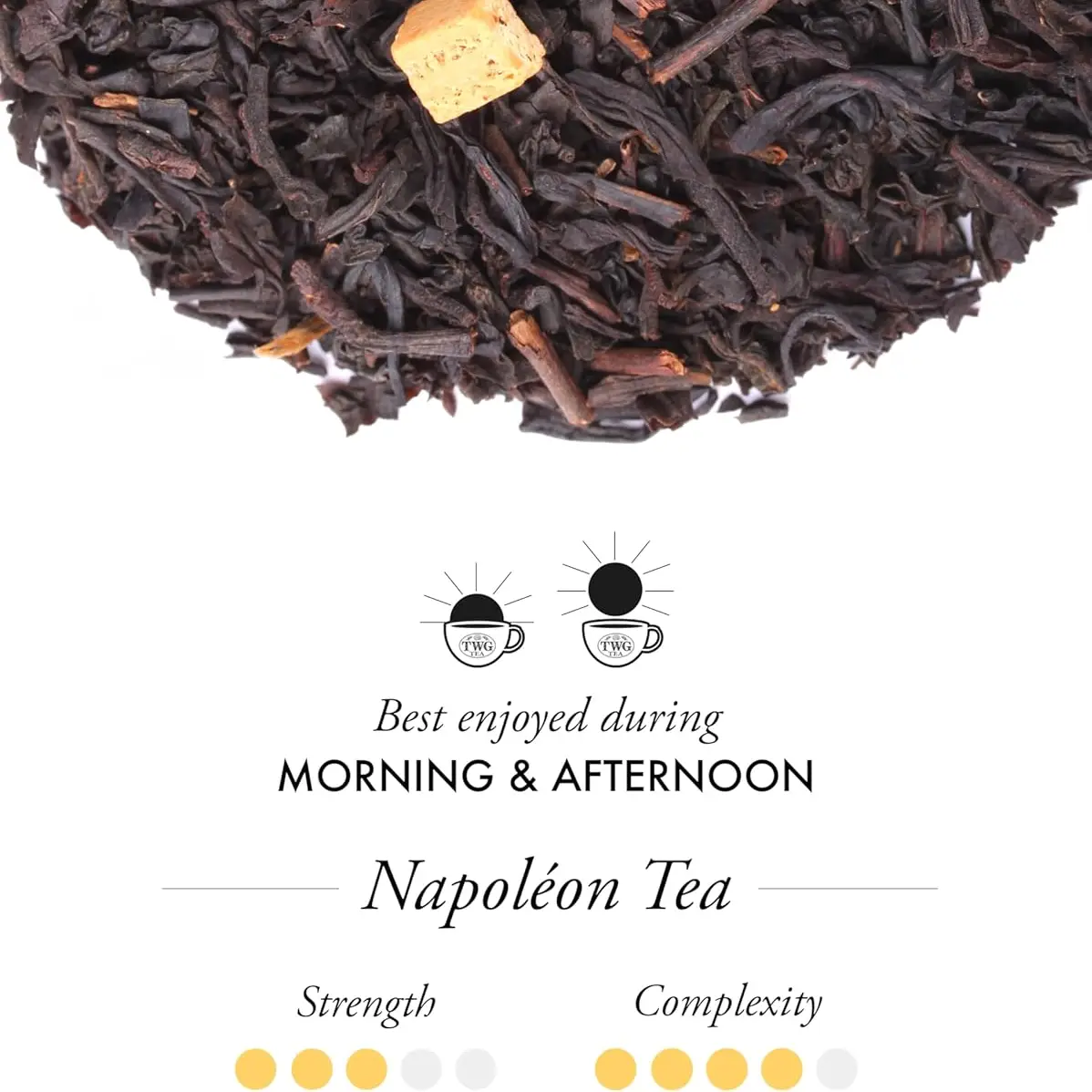 ceai negru twg, napoleon tea, haute couture dose, 100 g, intensitate aroma