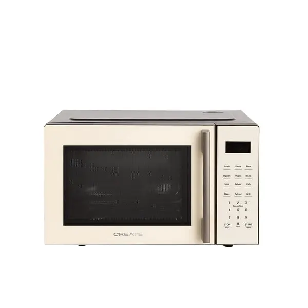 cuptor cu microunde, create, studio, 23 litri, functie grill, 1000 W, crem