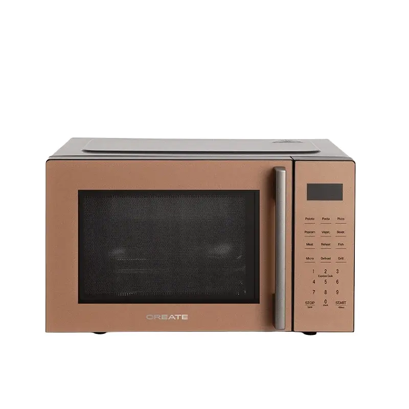 cuptor cu microunde, create, studio, 23 litri, functie grill, 1000 W, mocha