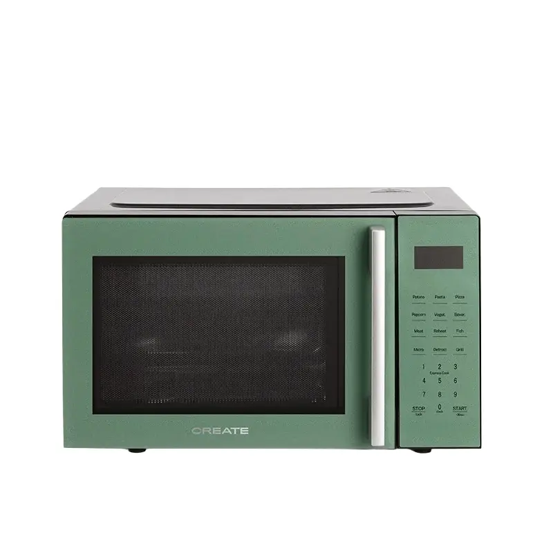 cuptor cu microunde, create, studio, 23 litri, functie grill, 1000 W, sage