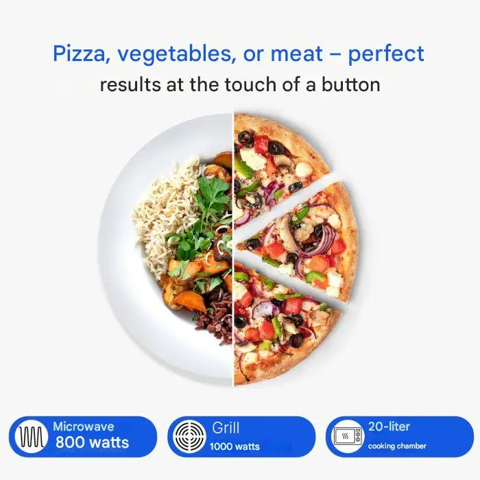 cuptor cu microunde incorporabil bomann, cu functie grill, putere 800 w, capacitate 20 litri