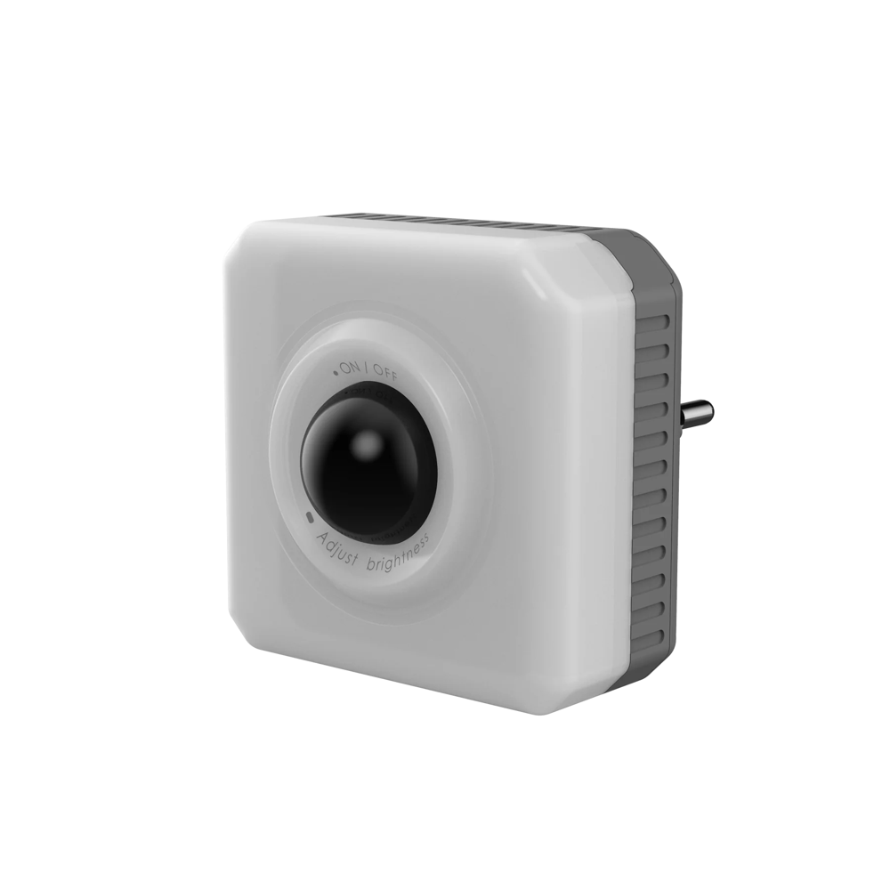 lampa led de veghe cu senzor de miscare allocacoc, lightcube original, control prin gesturi, luminozitate reglabila, lumina calda 3000K, autonomie 20.000 ore, design compact, alb