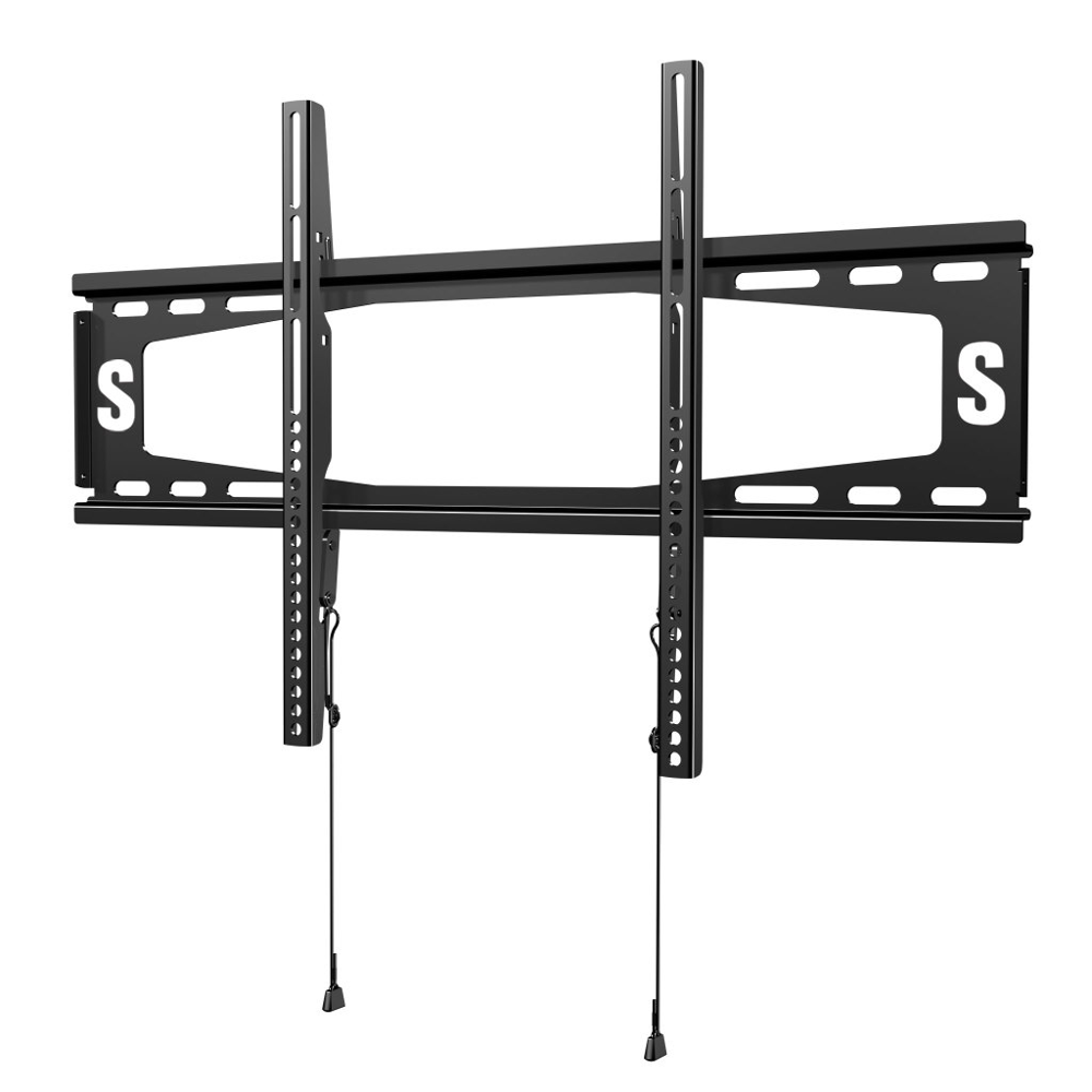 suport tv fix de perete universal sanus, diagonala 19″–40″ (101-228 cm), max. 54 kg, design minimalist, usor de instalat, negru