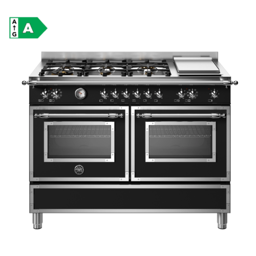 HER126G2ENET-aragaz pe gaz colectie heritage bertazzoni negru mat