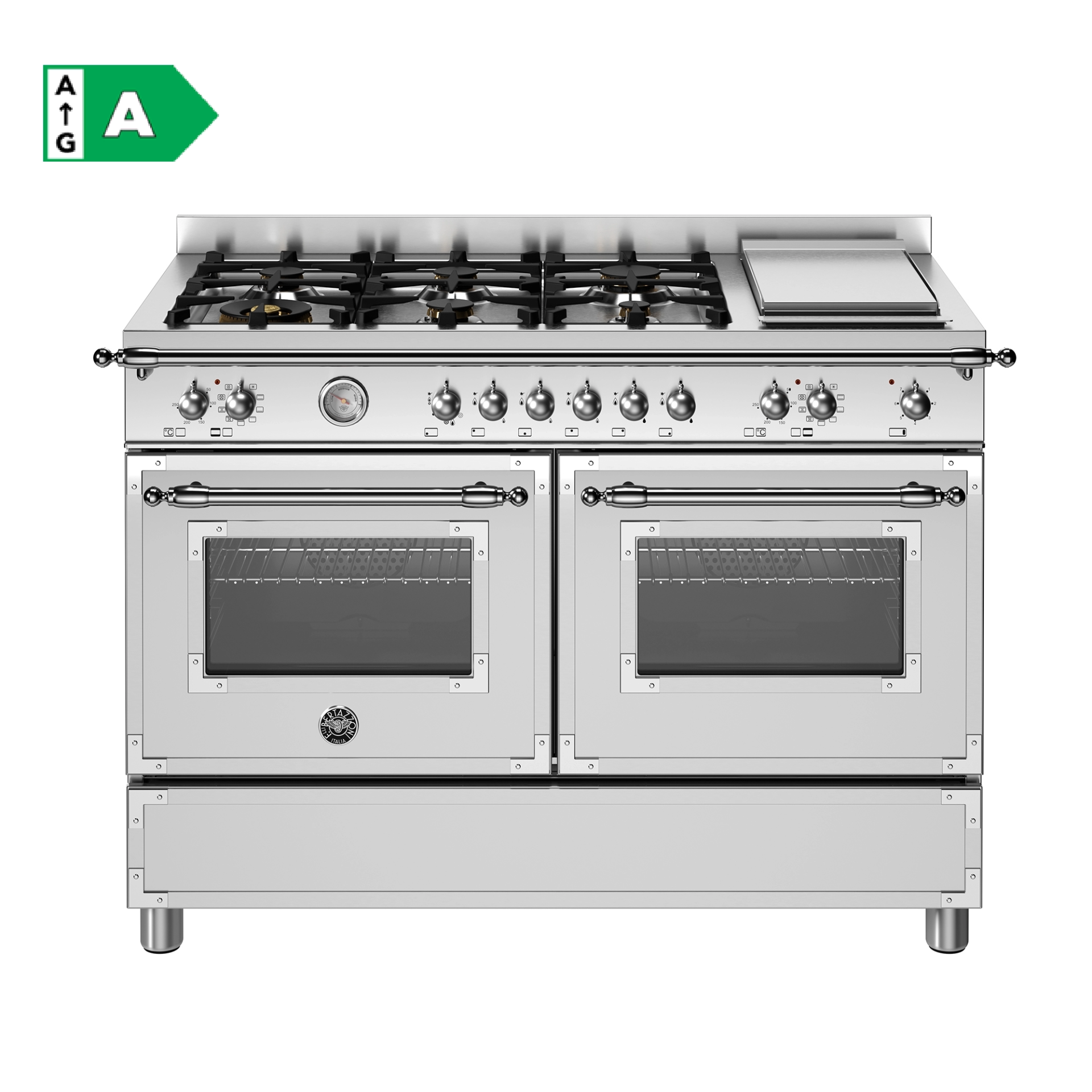 HER126G2EXT aragaz pe gaz heritage bertazzoni inox
