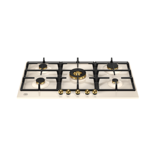 P905CHERAG plita incorporabila heritage bertazzoni ivory, comutatoare aurii