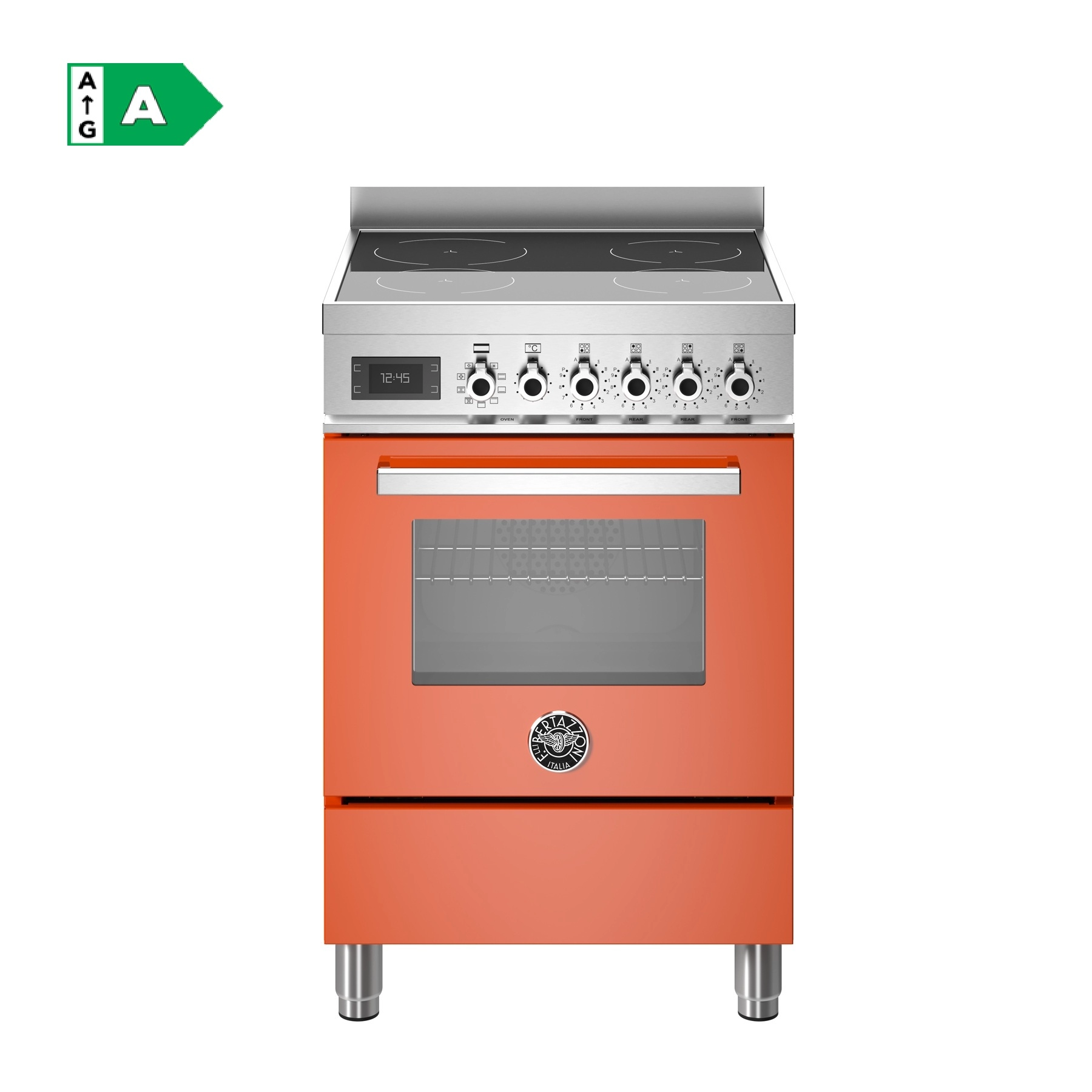 PRO64I1EART aragaz inductie professional 60 cm portocaliu