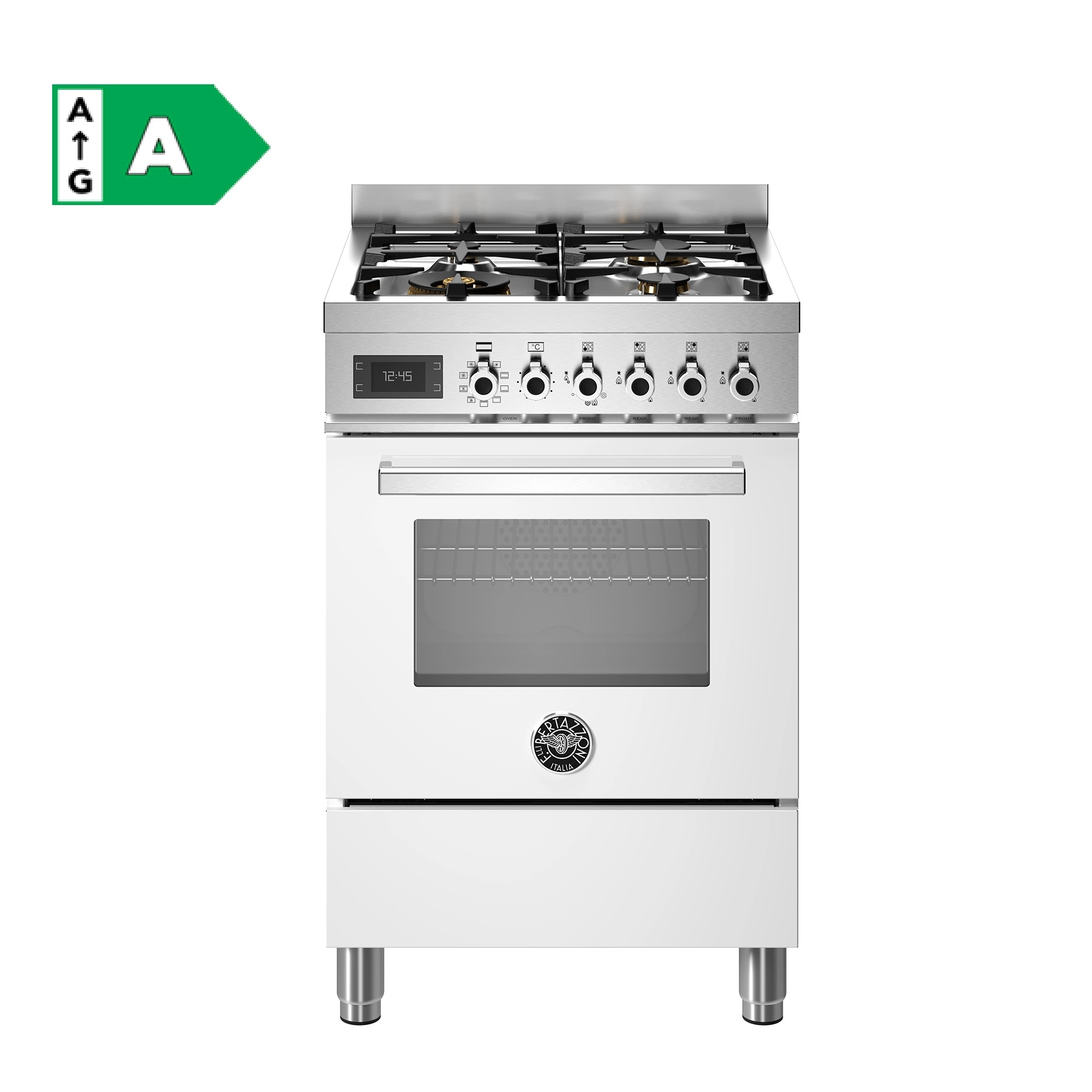 PRO64L1EBIT aragaz pe gaz bertazzoni colectie professional alb