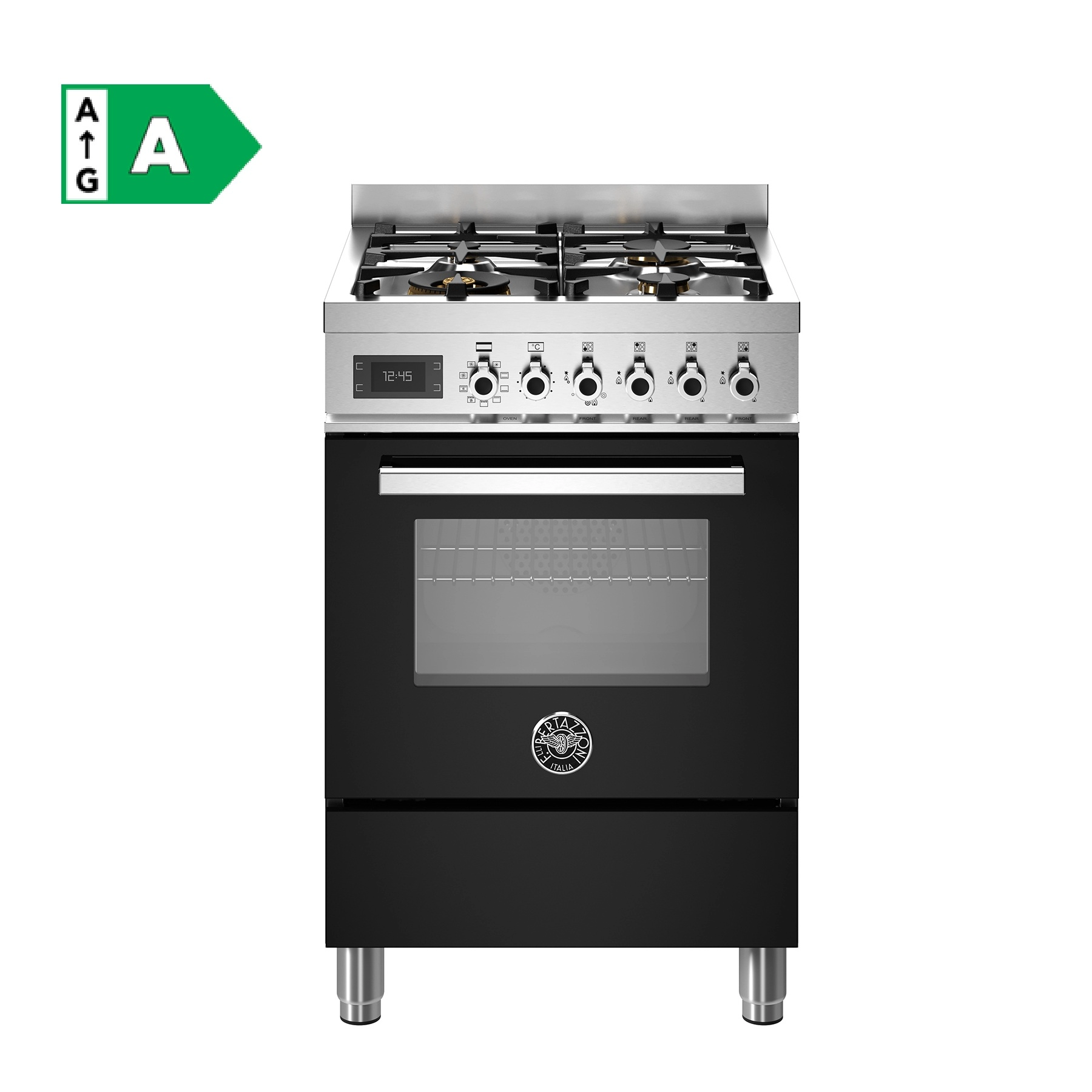 PRO64L1ENET aragaz pe gaz bertazzoni colectie professional negru