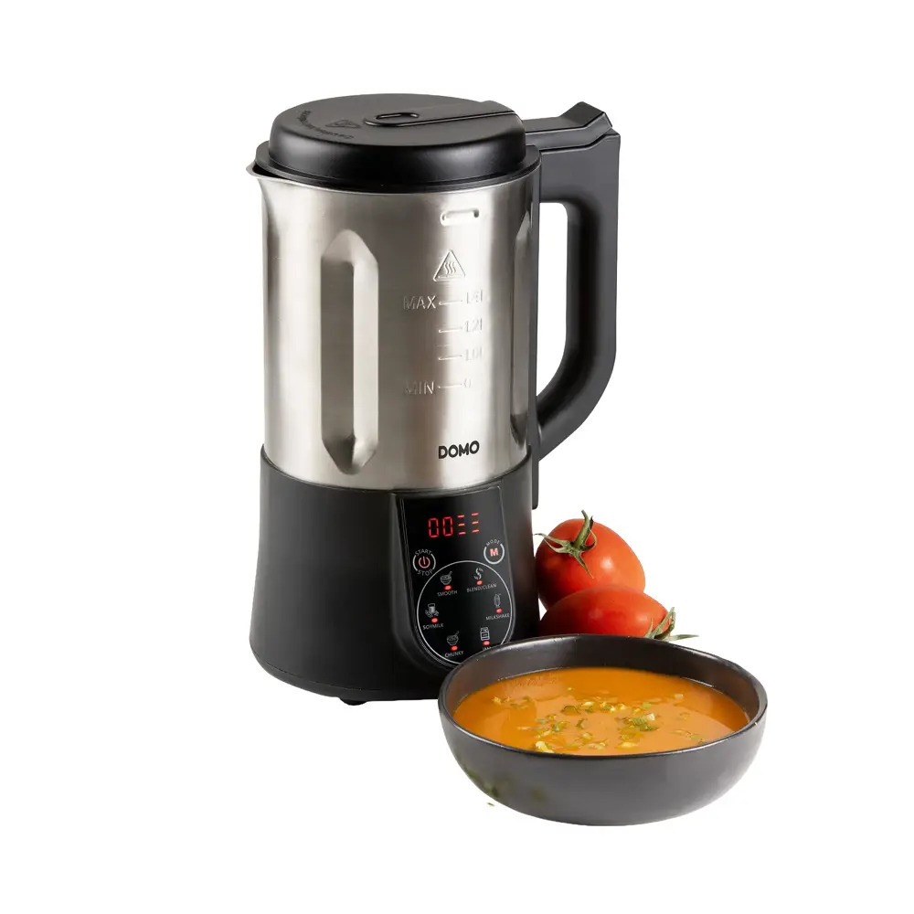 aparat pentru prepararea supei crema domo, soup maker, capacitate 1.4 litri, 4 lame