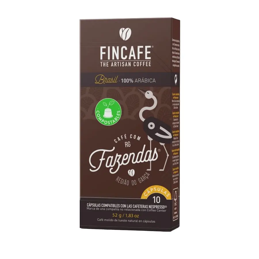 cafea capsule fincafe, brasil fazendas, notel florale si ciocolata, boabe prajite natural