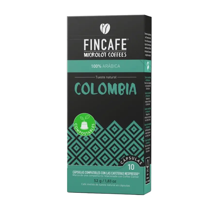 cafea capsule fincafe, colombia, note citrice si cacao, boabe prajite natural