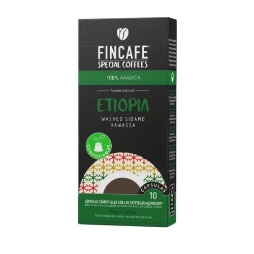 cafea capsule fincafe, etiopia, note flori de portocal si gem de fructe, boabe prajite natural
