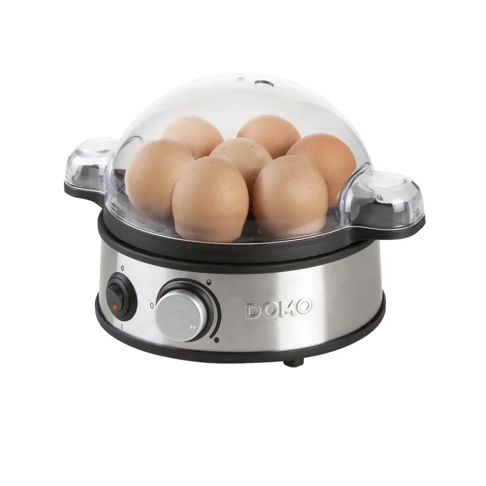 aparat pentru fierberea oualelor, domo, capacitate 7 oua, cu accesoriu cana gradata cu perforator