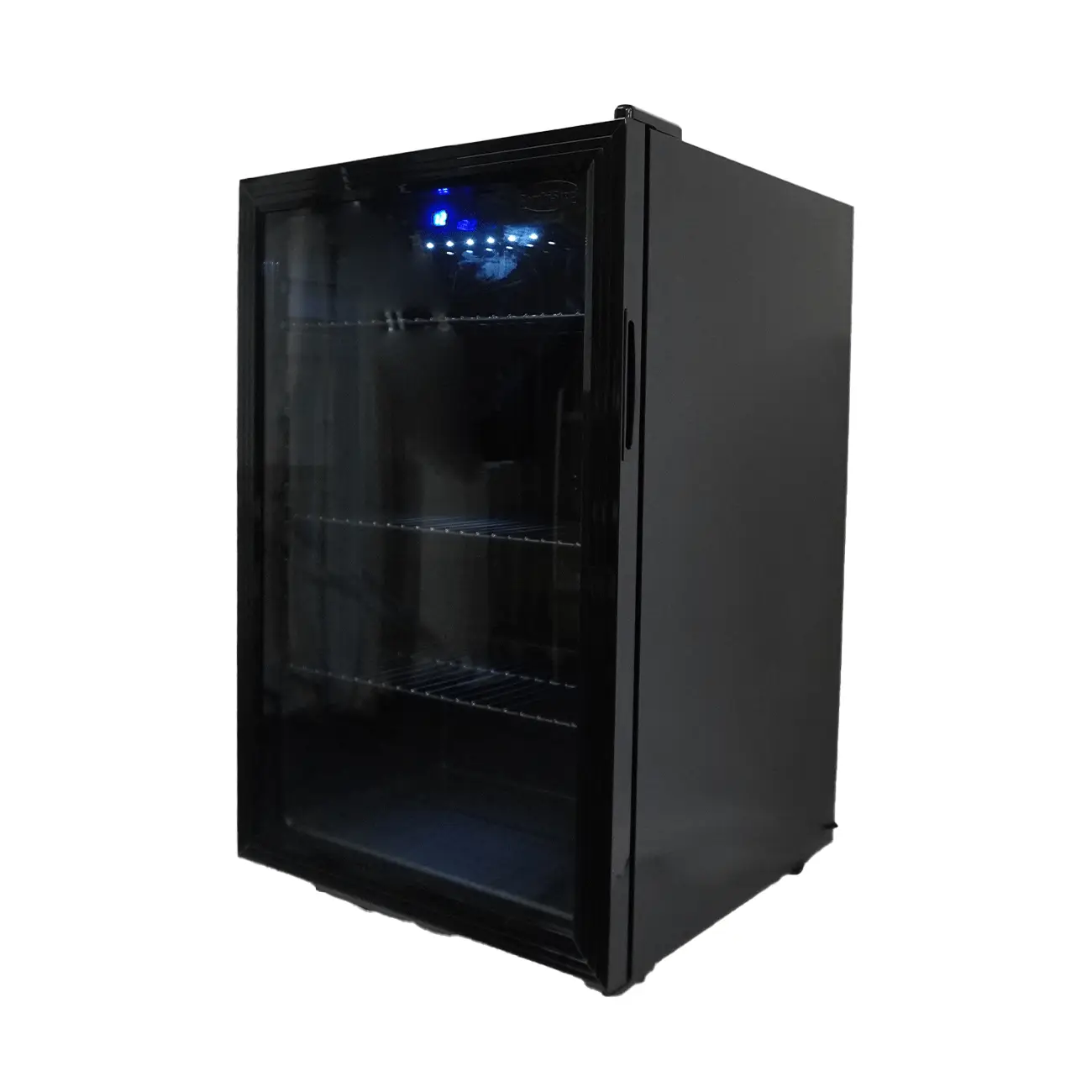 vitrina frigorifica, combisteel, cu capacitate 115 litri sau 161 de doze, cu 3 rafturi interschimbabile si decongelare automata