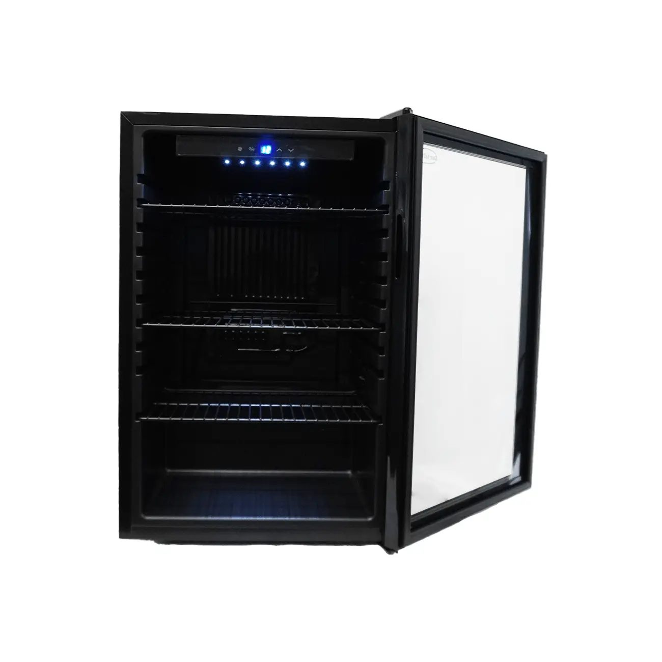 vitrina frigorifica, combisteel, cu capacitate 115 litri sau 161 de doze, cu 3 rafturi interschimbabile si decongelare automata