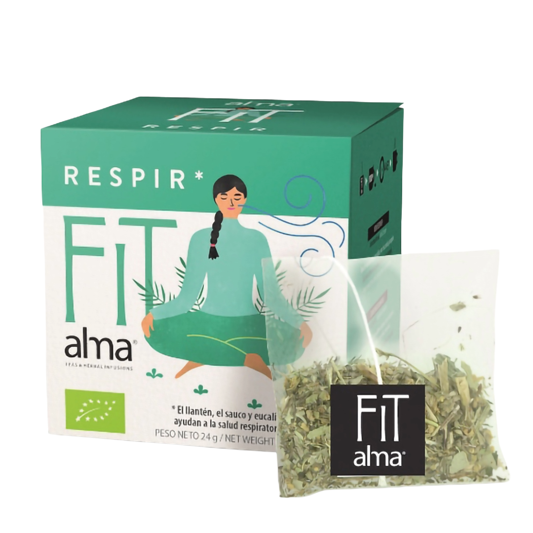 Ceai bio, 12 plicuri, Alma Teas, Respir, provenit din culturi 100% organice