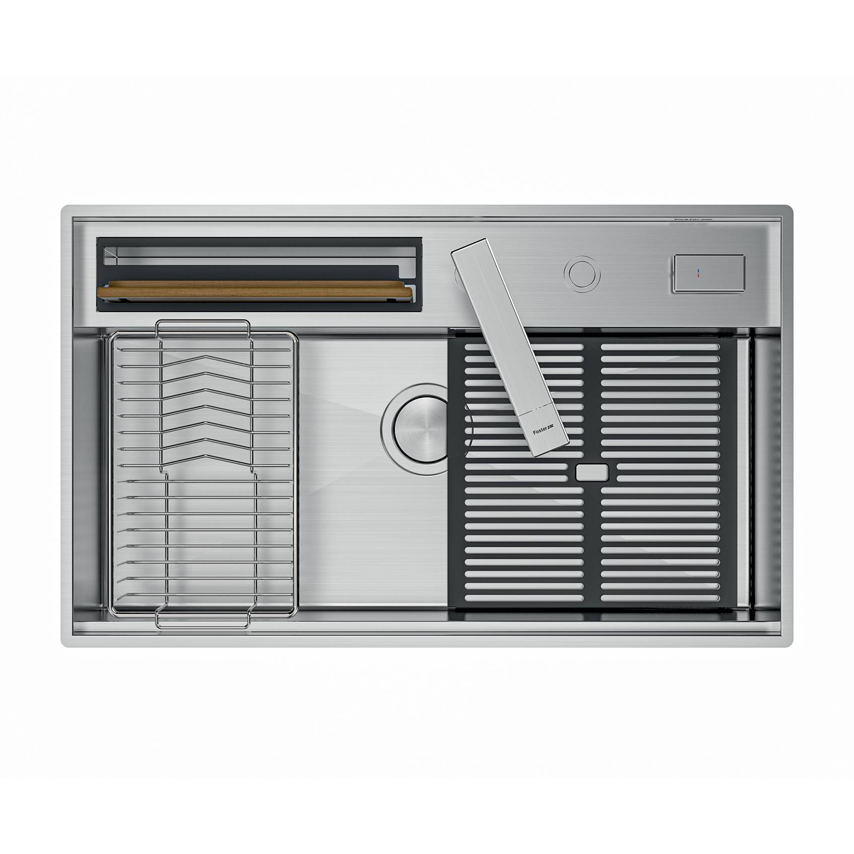 Chiuveta de bucatarie premium, Foster, Galante, otel inoxidabil AISI 304