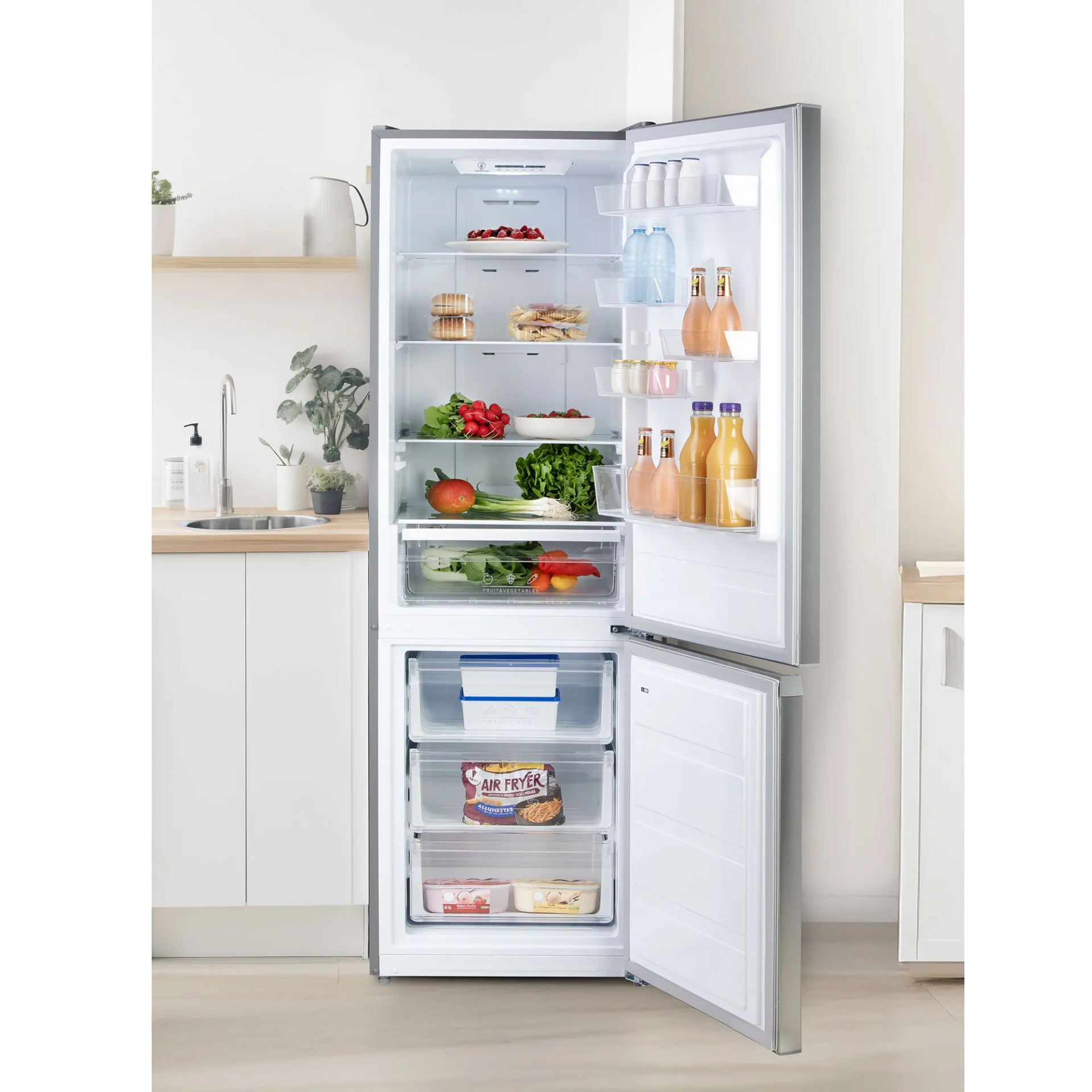 Combina frigorifica DOMO, sertar pentru fructe si legume