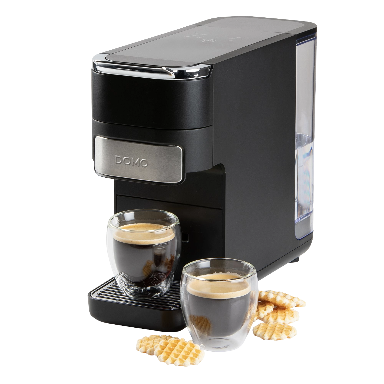 Espressor automat 4in1, DOMO, rezervor de apa detasabil