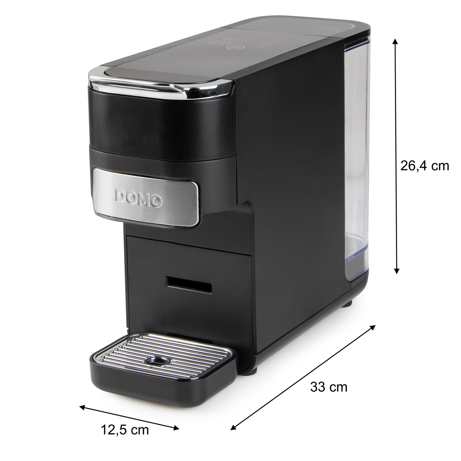 Espressor automat 4in1 DOMO, dimensiuni