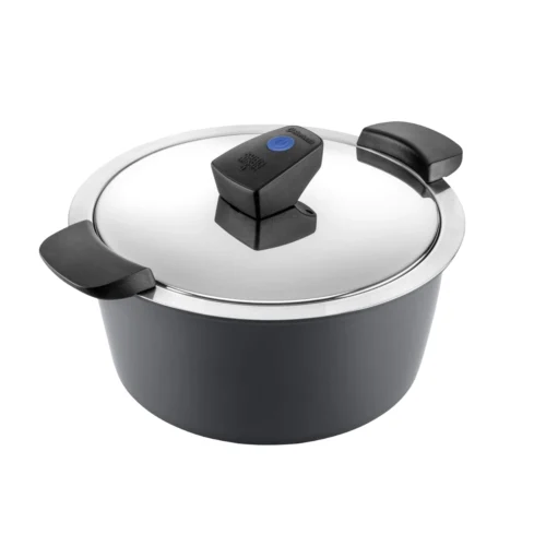 Oala cu senzor de temperatura Kuhn Rikon, Hotpan Comfort, negru 3 litri