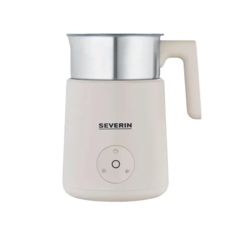 aparat de spumare lapte severin, capacitate 400 ml, cu 3 programe automate, 500 w, crem