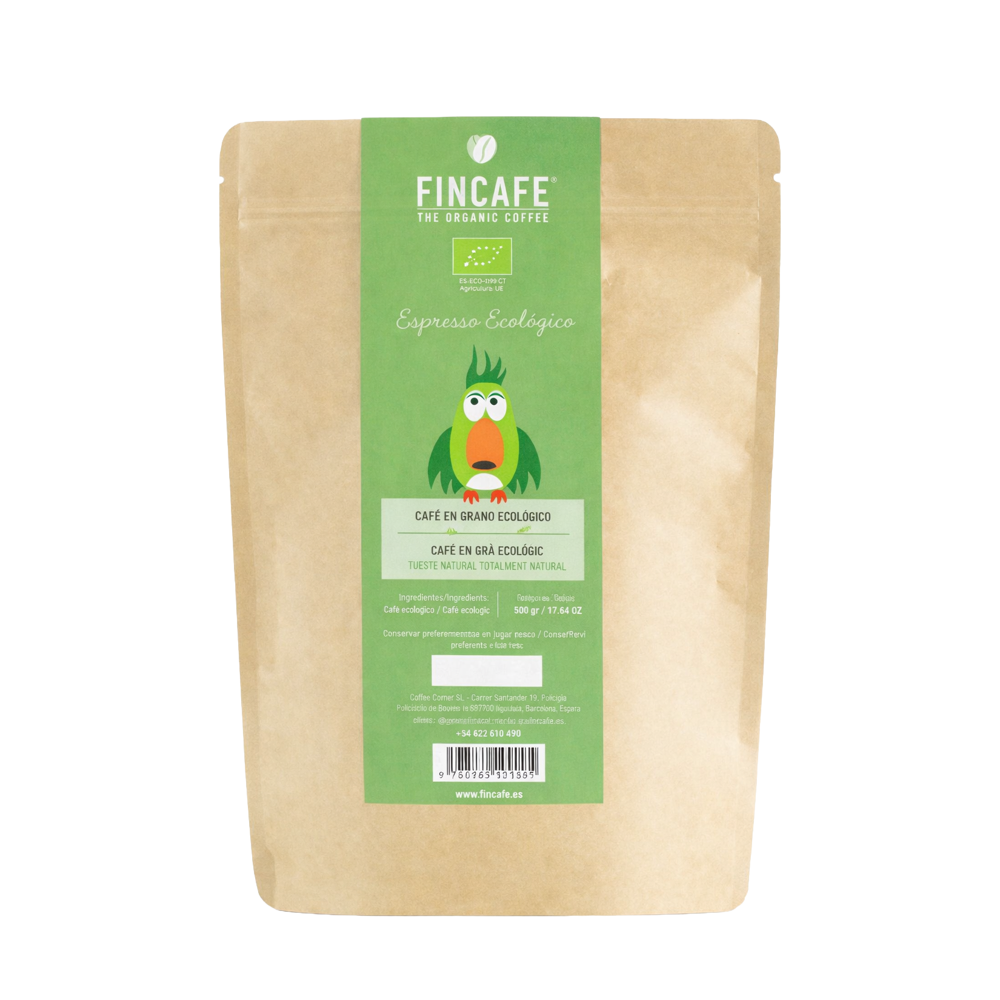 cafea boabe organica, fincafe, cultivata prin procese artizanale, cu note florale, 500 g