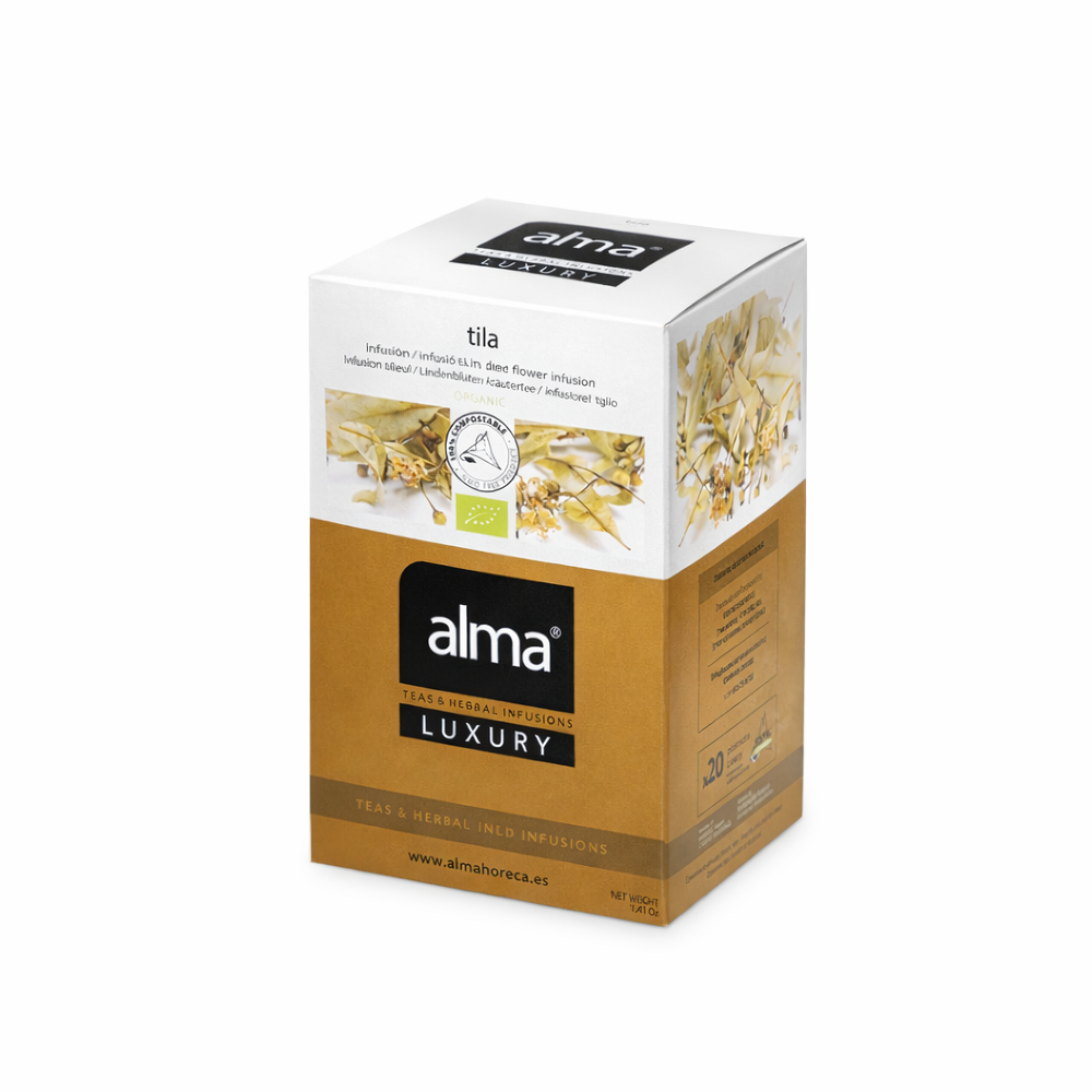 ceai de tei bio, alma teas, formula naturala, plante cultivate organic, amestec calmant, 40 g