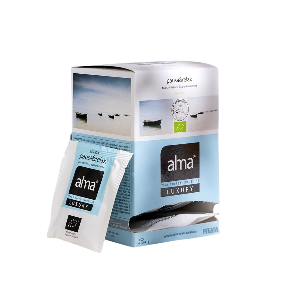 Ceai bio plicuri, Alma Teas, Luxury, Pause&Relax, 20 plicuri
