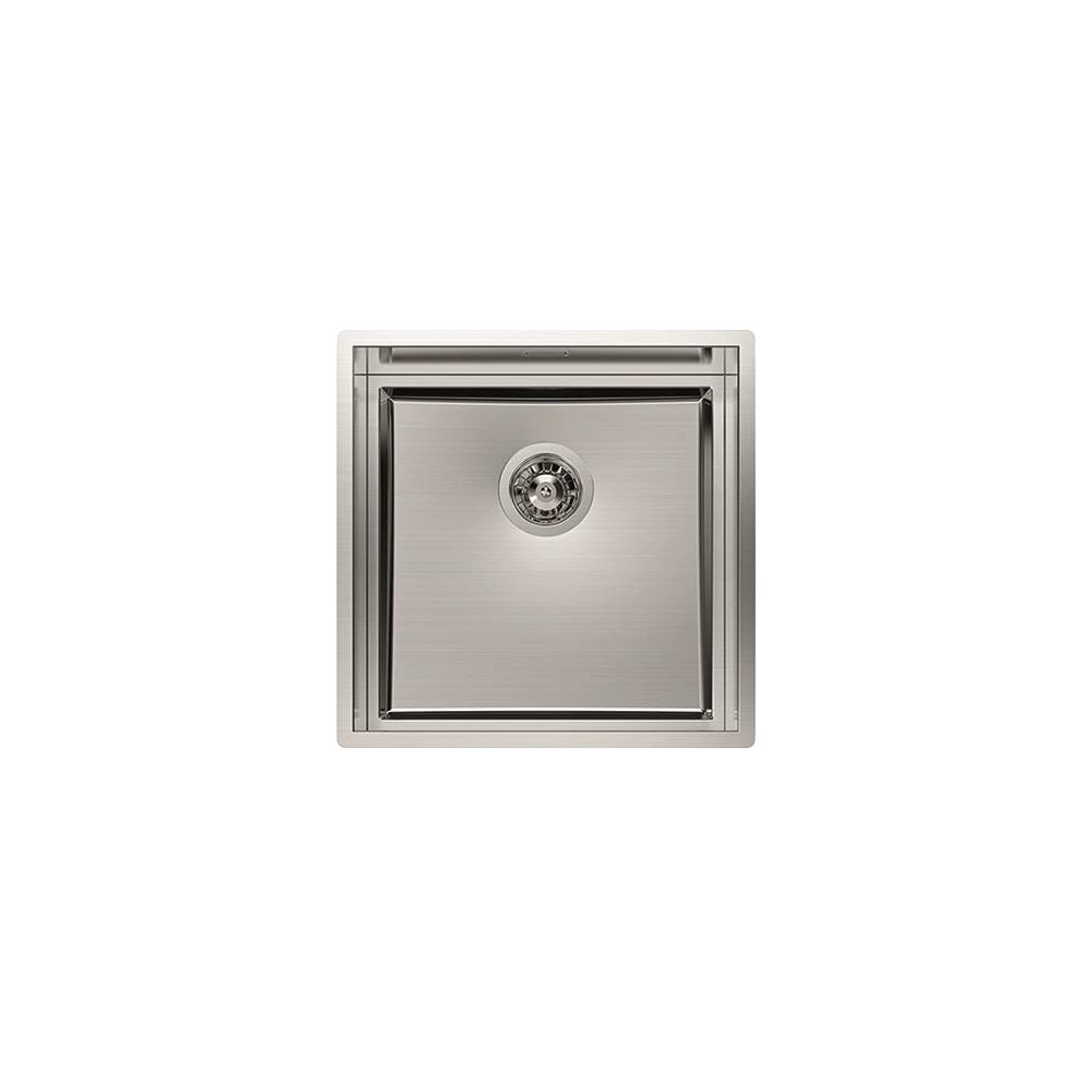 Chiuveta de bucatarie prmium, Foster, Quadra,Evo, 47x47 cm, inox