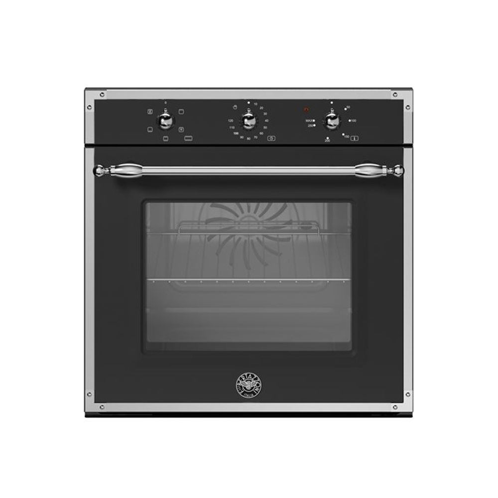 cuptor electric incorporabil cu convectie, bertazzoni, colectie heritage, cu capacitate de 76 litri si 5 moduri de gatire