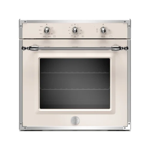 cuptor pe gaz incorporabil, bertazzoni, colectie heritage, cu 4 programe automate si panou de control mecanic, crem/inox
