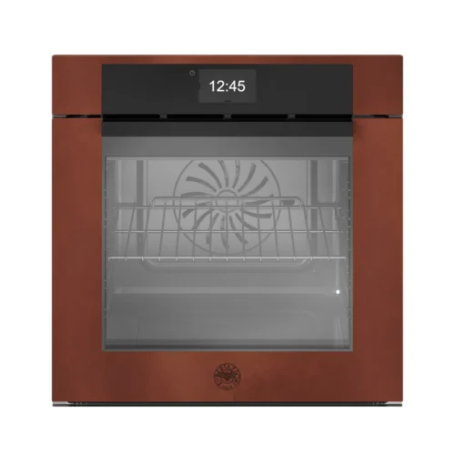 cuptor electric incorporabil cu convectie si aburi, bertazzoni, total steam tft, colectie modern, cu finisaj mat, cupru