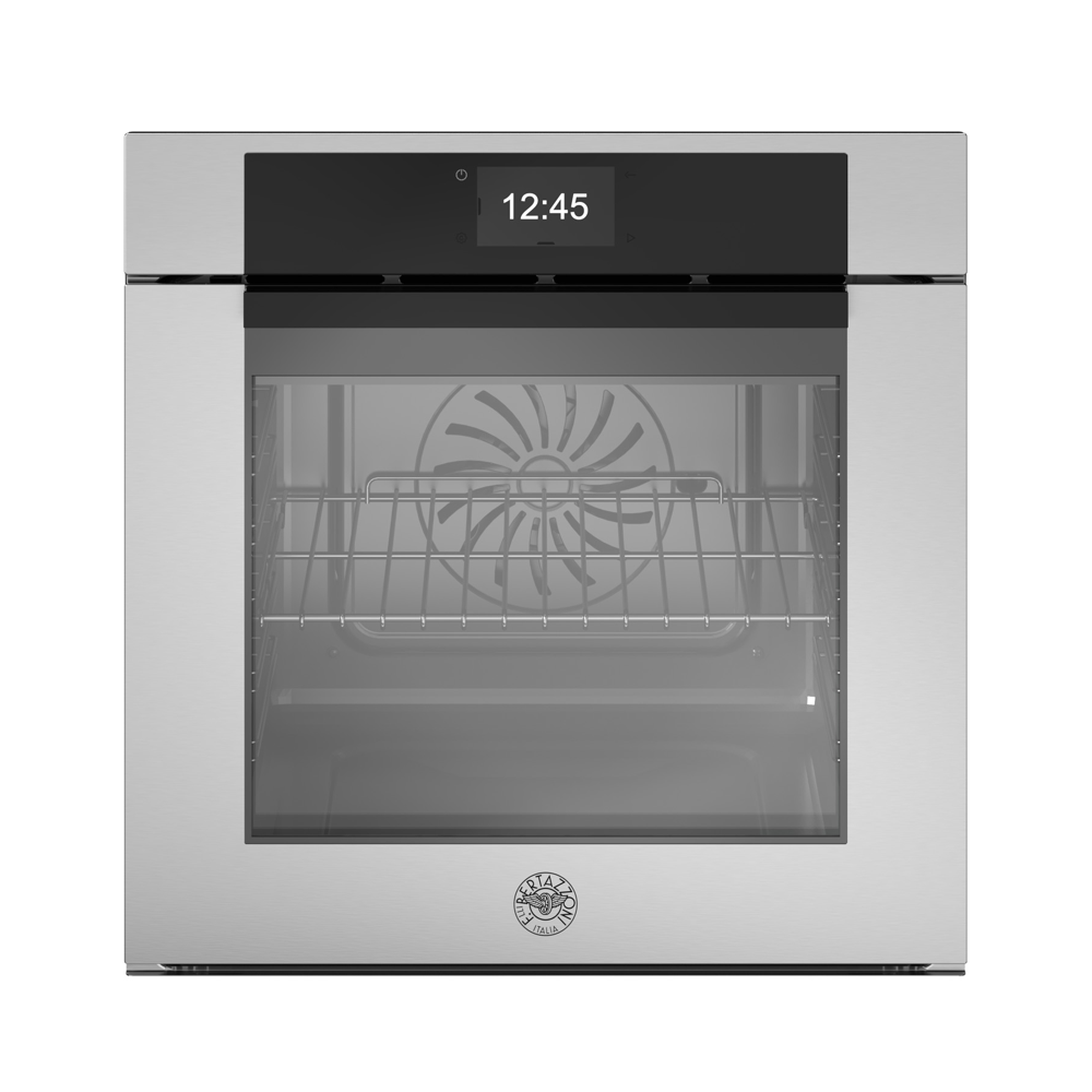 cuptor electric incorporabil cu convectie si aburi, bertazzoni, total steam tft, colectie modern, cu finisaj din otel inoxidabil