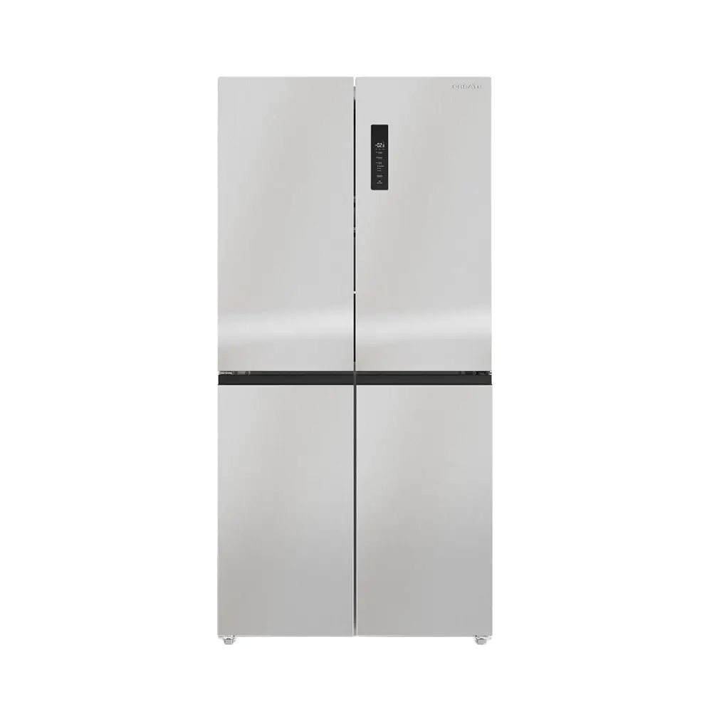 frigider side by side create, capacitate 503 litri, 177 cm, tehnlogie inverter, partial incorporabil, inox