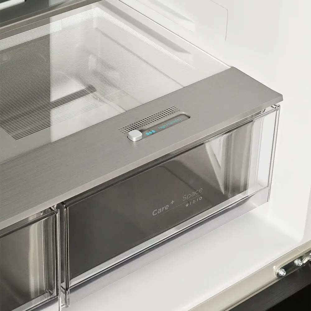 frigider side by side create, capacitate 503 litri, 177 cm, tehnlogie inverter, semi incorporabil, compartimente inteligente, inox