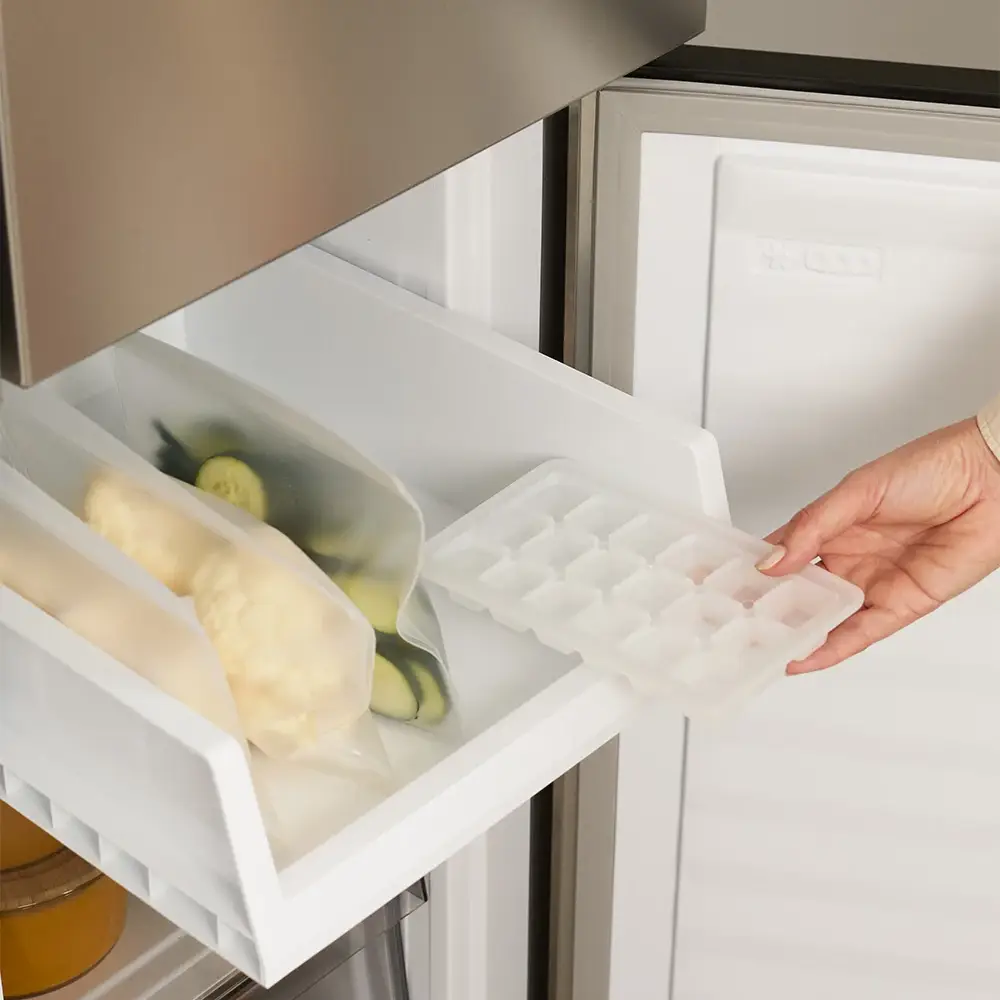 frigider side by side create, capacitate 503 litri, 177 cm, tehnlogie inverter, semi incorporabil, congelator no frost, compartimentat, inox