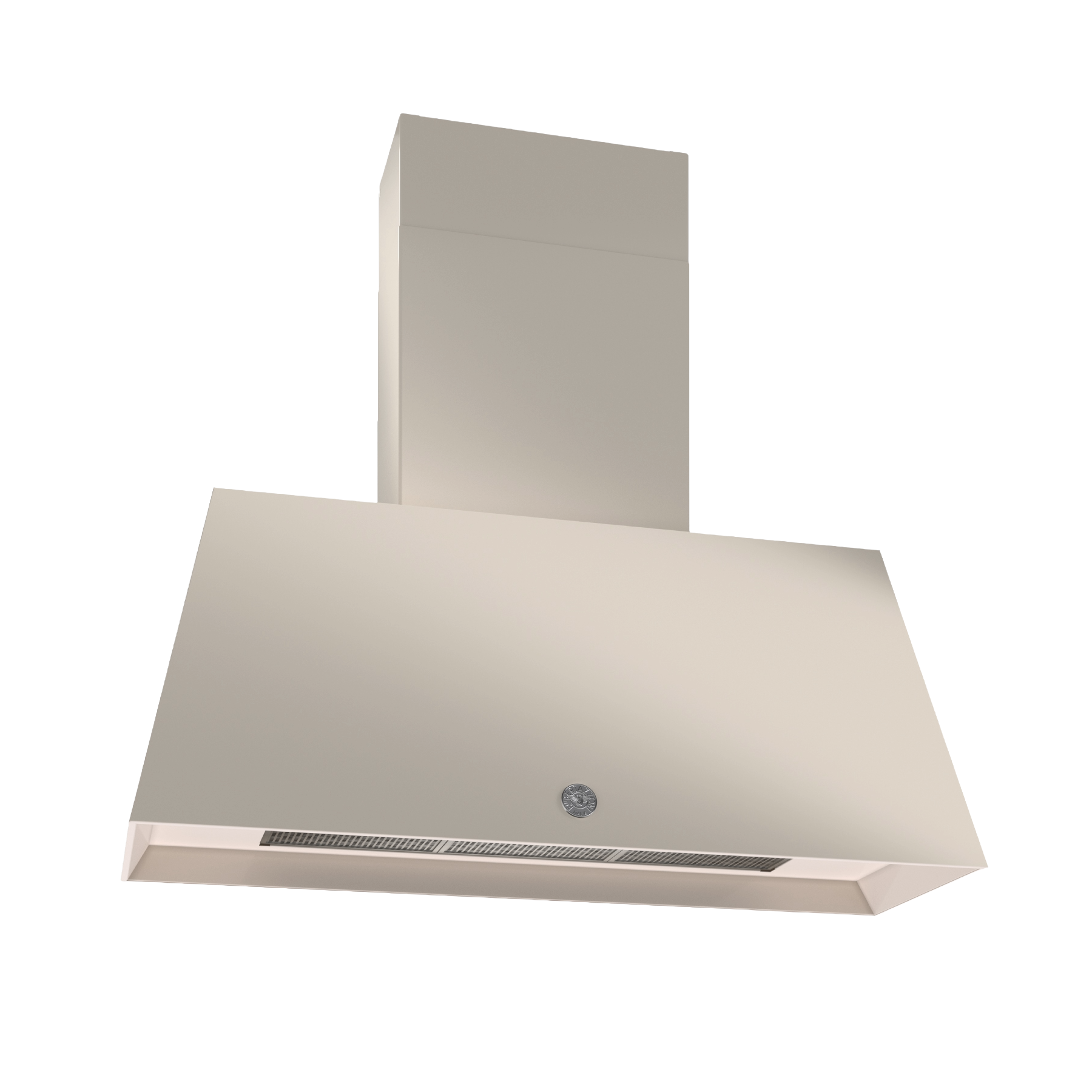 Hota de perete Bertazzoni, latime de 110 cm, colectie Heritage, 3 trepte de viteza, crem, inox