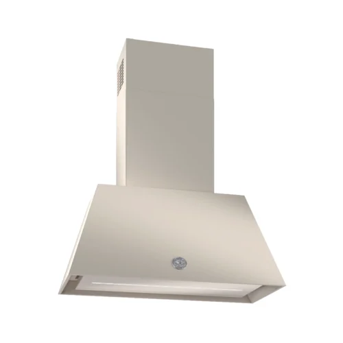 Hota de perete Bertazzoni, latime de 70 cm, colectie Heritage, 3 trepte de viteza, functie Booster crem/inox