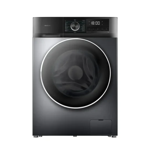 masina de spalat rufe, cecotec, bolero dresscode, cu capacitate de 8 kilograme si clasa energetica a, inox