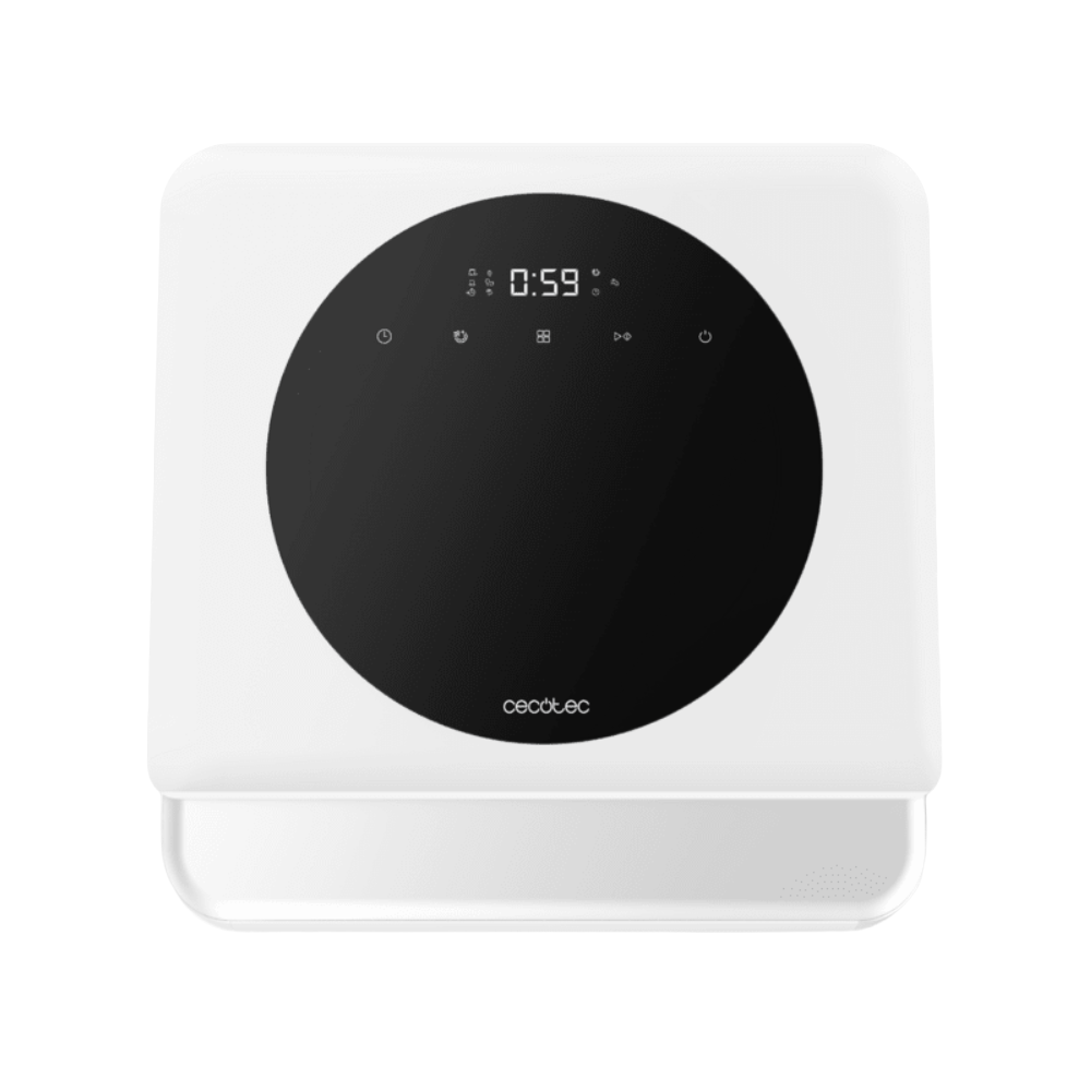 mini masina de spalat vase, cecotec, bolero aguazero mini, cu capacitate de 3 seturi si conectivitate dubla, alb