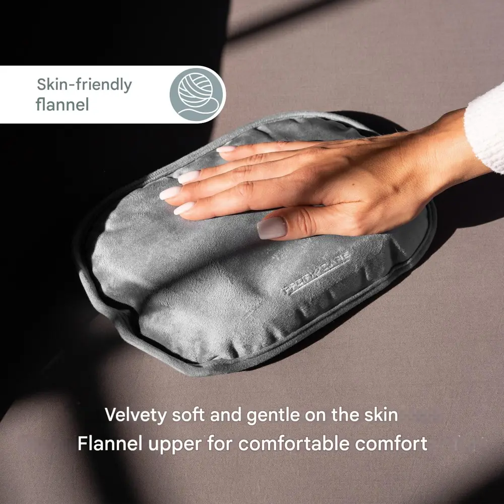 perna electrica cu apa calda, proficook, ideala pentru abdomen, spate, gat, incalzire rapida, gri