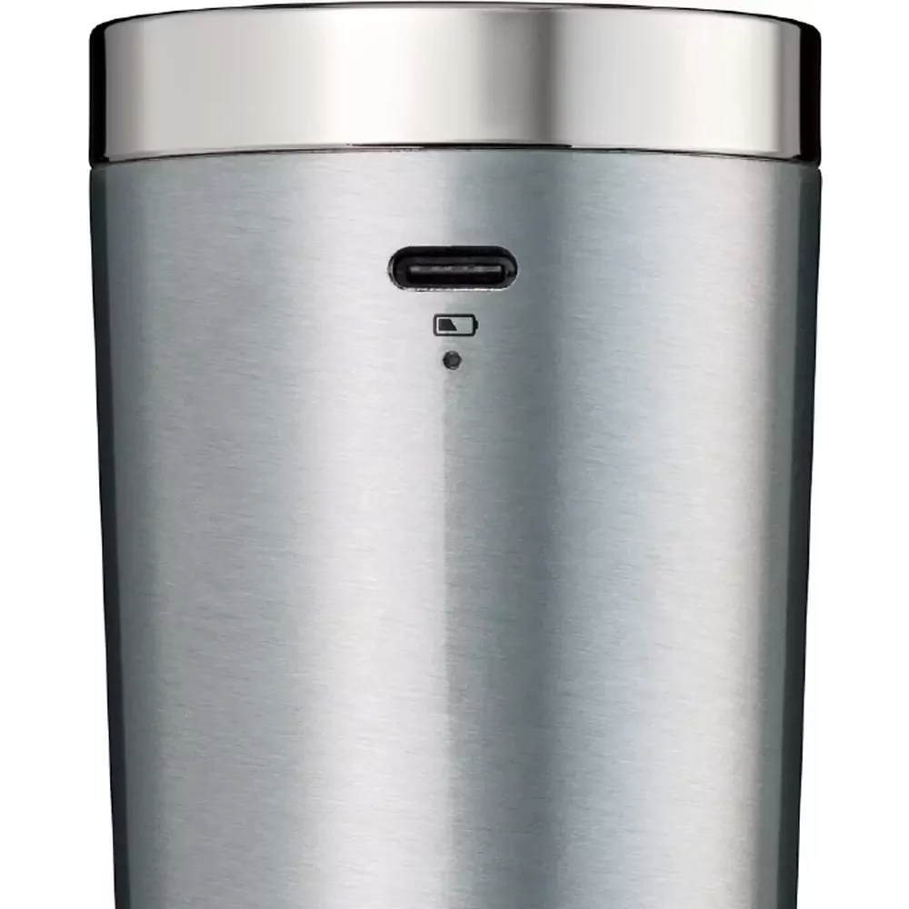 pompa de vidat portabila, solis, vac stick, ideala pentru vidare uscata, umeda si lichida, cu incarcare tip usb-c, argintiu