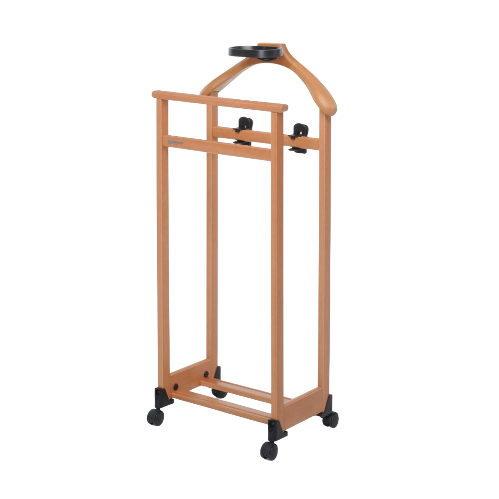 portmantou haine si accesorii, foppapedretti, l indossatore, 103x46 cm, cadru pentru pantaloni, structura din lemn masiv de fag, ideal pentru imbracaminte si incaltaminte, depozitare eficienta, design practic si elegant, lemn cires