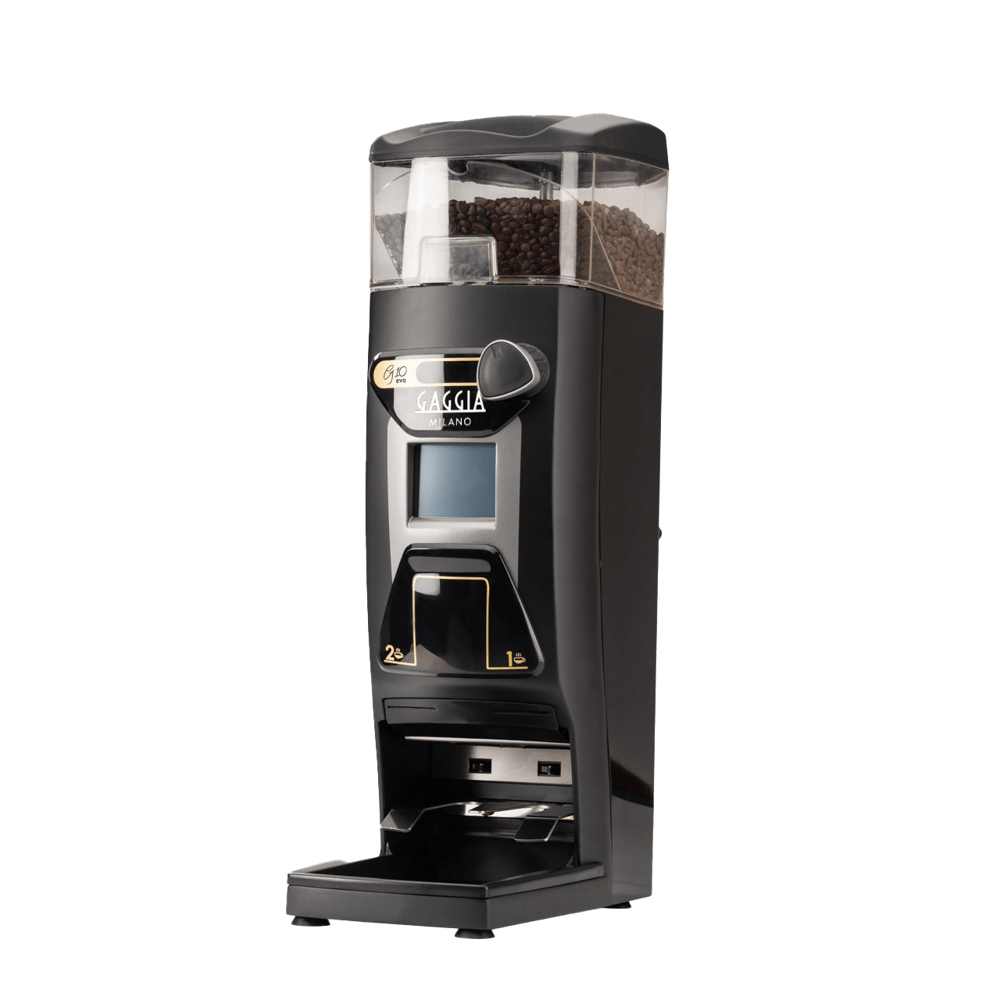rasnita profesionala de cafea, premium, gaggia milano, g10 evo, capacitate 1.2 kg, negru