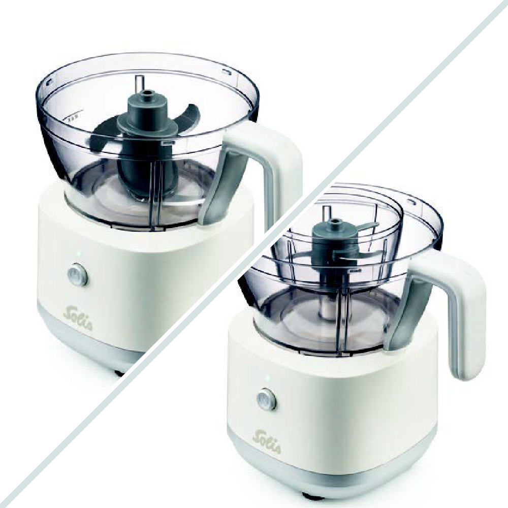 tocator electric multifunctional, solis, multi chopper, cu recipiente de 1 litru sau 150 ml, alb