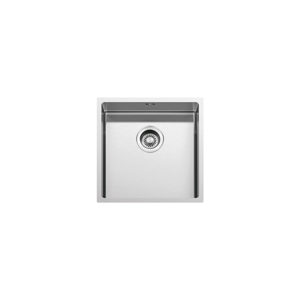 Chiuveta de bucatarie, Barazza, colectie outdoor, 40 x 40 cm, inox, preaplin perimetral si ventil de scurgere incluse, otel inoxidabil AISI 316