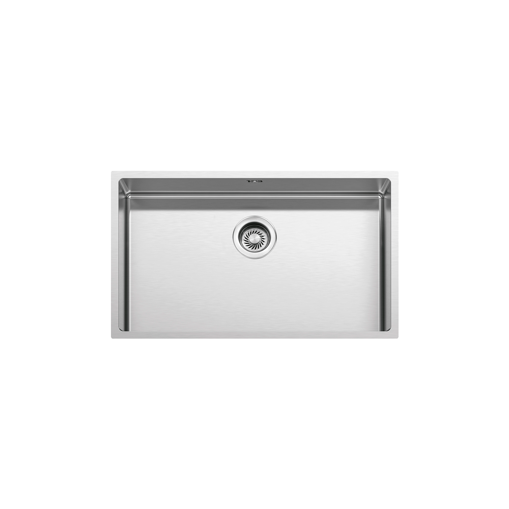 Chiuveta de bucatarie Barazza, colectia Outdoor, 70 x 40 cm, inox, preaplin si ventil de scurgere inclus